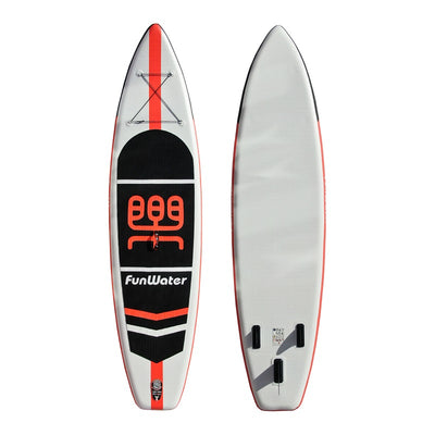 Orange / Black FunWater 11ft Stand Up Paddle Board Kit